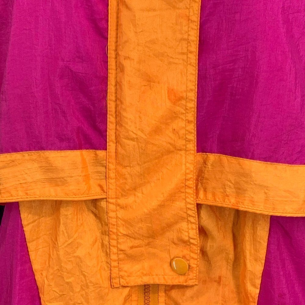 Bill Blass Petites Multicolor Vintage Windbreaker - Picture 4 of 6